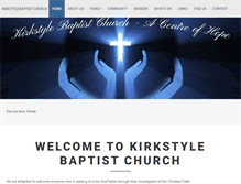 Tablet Screenshot of carluke-baptist.org.uk